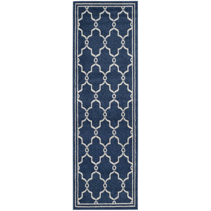 SAFAVIEH Amherst Collection AMT414P Navy / Beige Rug Image 1