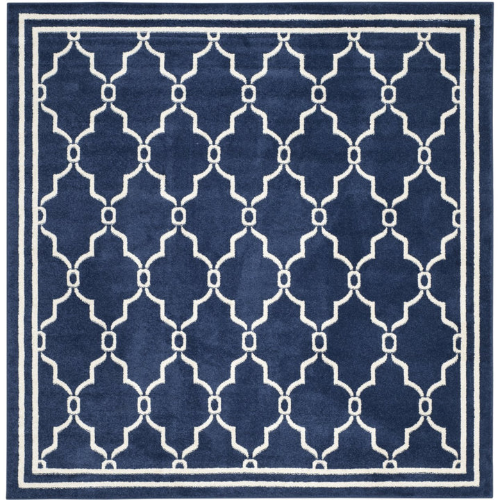 SAFAVIEH Amherst Collection AMT414P Navy / Beige Rug Image 1