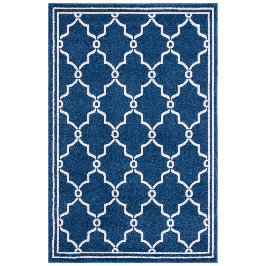 SAFAVIEH Amherst Collection AMT414P Navy / Beige Rug Image 1