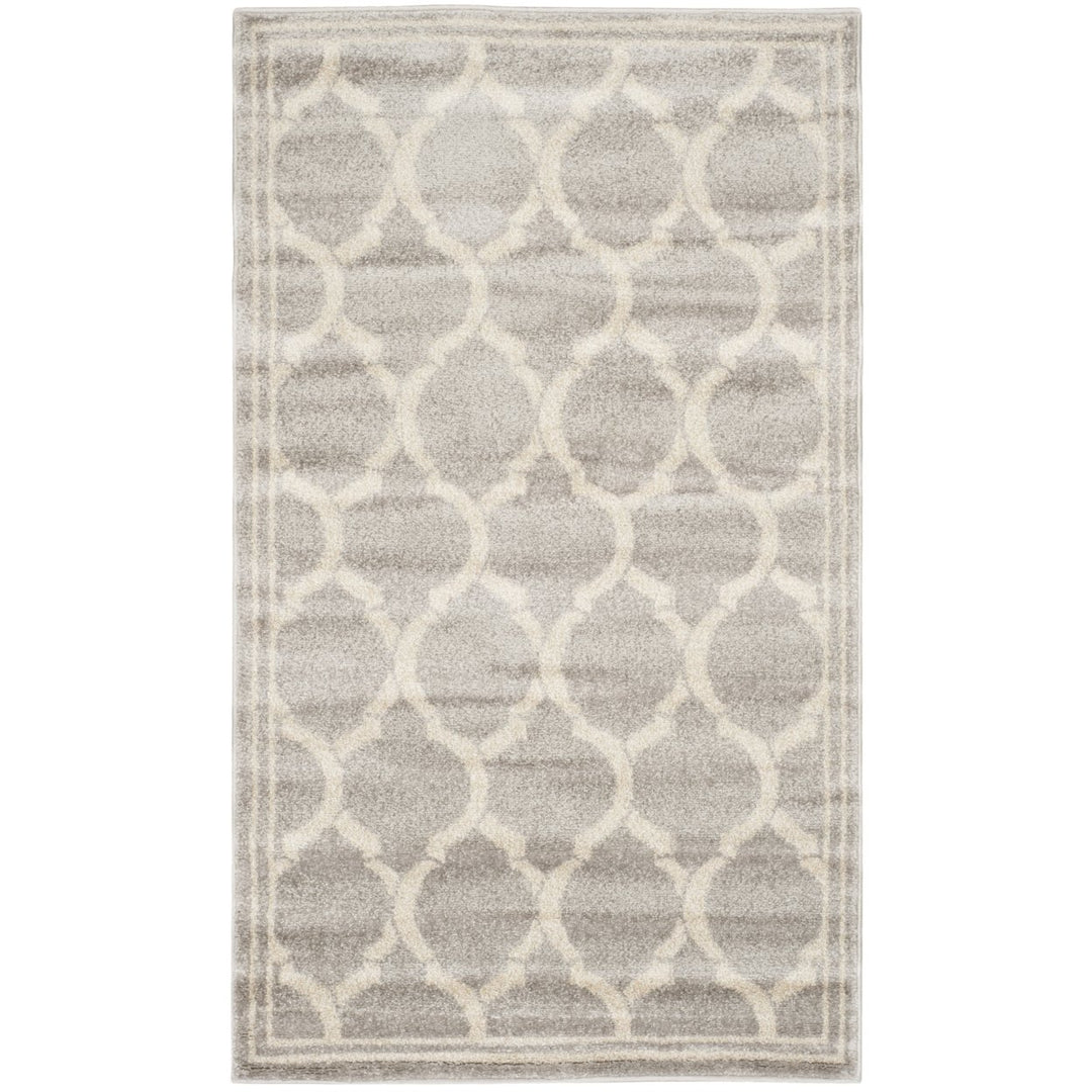 SAFAVIEH Amherst Collection AMT415B Light Grey/Ivory Rug Image 1