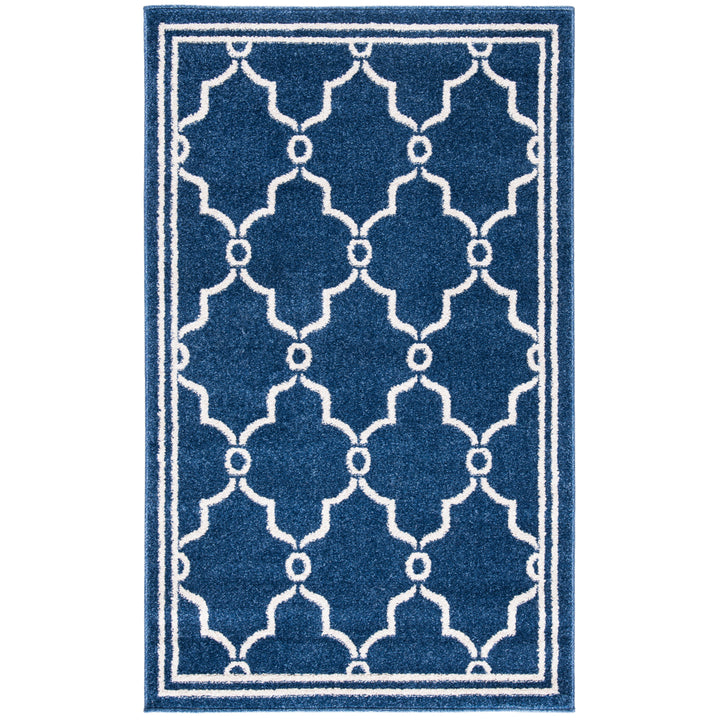 SAFAVIEH Amherst Collection AMT414P Navy / Beige Rug Image 10