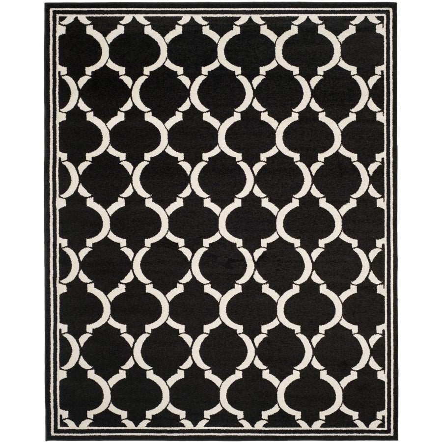 SAFAVIEH Amherst Collection AMT415G Anthracite/Ivory Rug Image 1