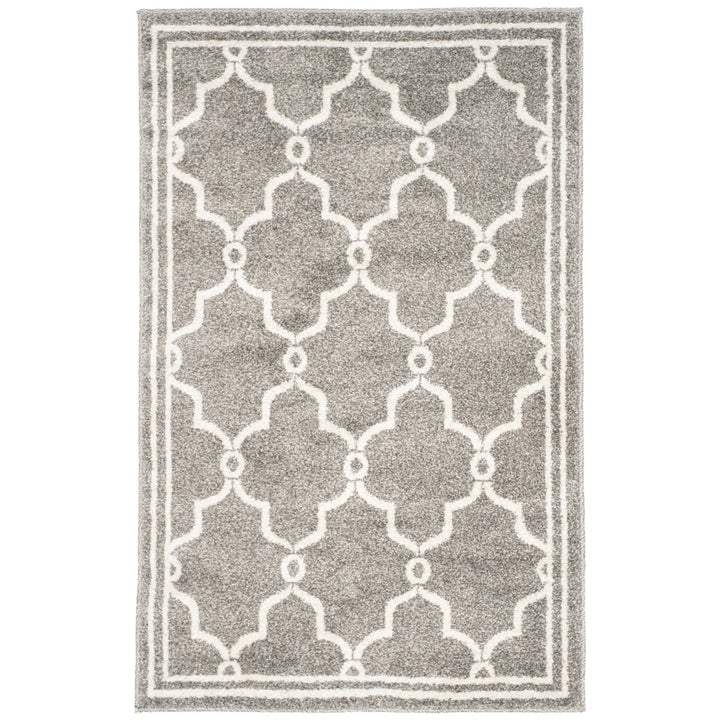 SAFAVIEH Amherst Collection AMT414R Dark Grey / Beige Rug Image 1