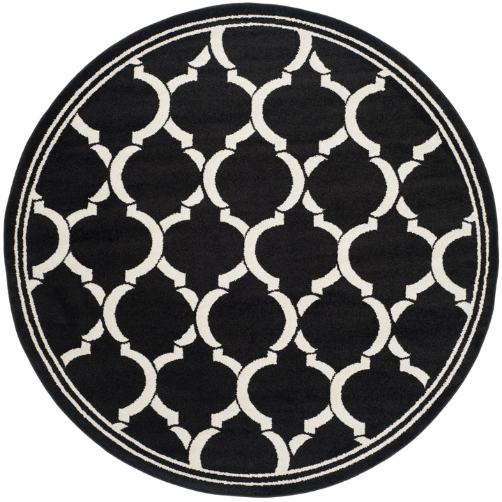 SAFAVIEH Amherst Collection AMT415G Anthracite/Ivory Rug Image 4