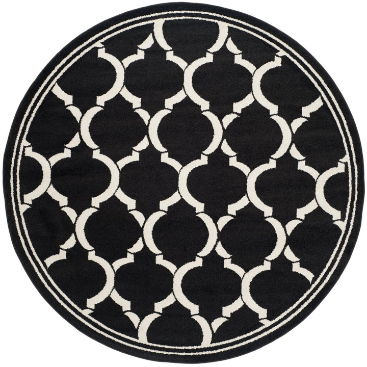 SAFAVIEH Amherst Collection AMT415G Anthracite/Ivory Rug Image 1