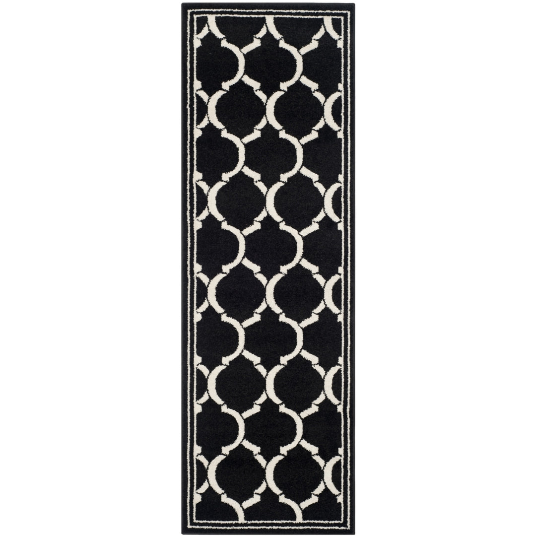 SAFAVIEH Amherst Collection AMT415G Anthracite/Ivory Rug Image 5