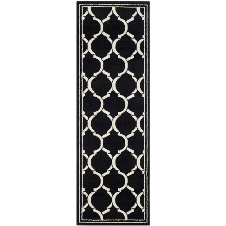 SAFAVIEH Amherst Collection AMT415G Anthracite/Ivory Rug Image 5