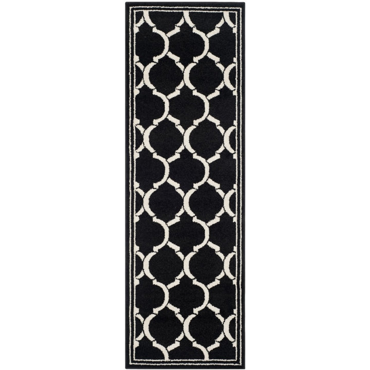 SAFAVIEH Amherst Collection AMT415G Anthracite/Ivory Rug Image 1