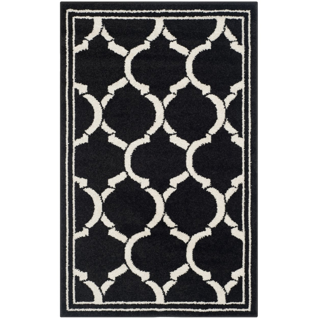 SAFAVIEH Amherst Collection AMT415G Anthracite/Ivory Rug Image 1