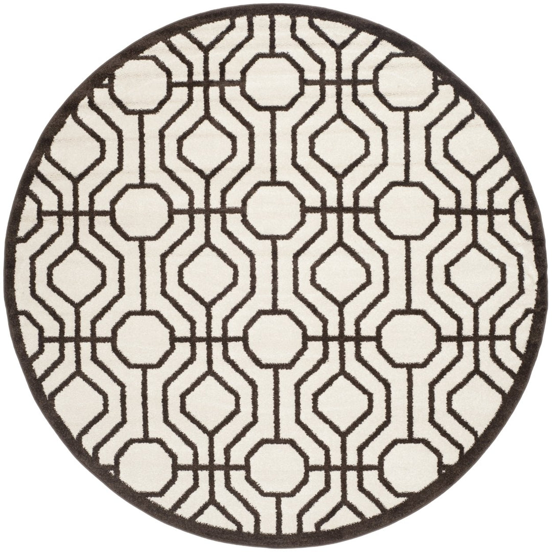 SAFAVIEH Amherst Collection AMT416J Ivory / Brown Rug Image 4