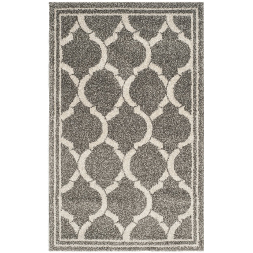 SAFAVIEH Amherst Collection AMT415R Dark Grey / Beige Rug Image 1