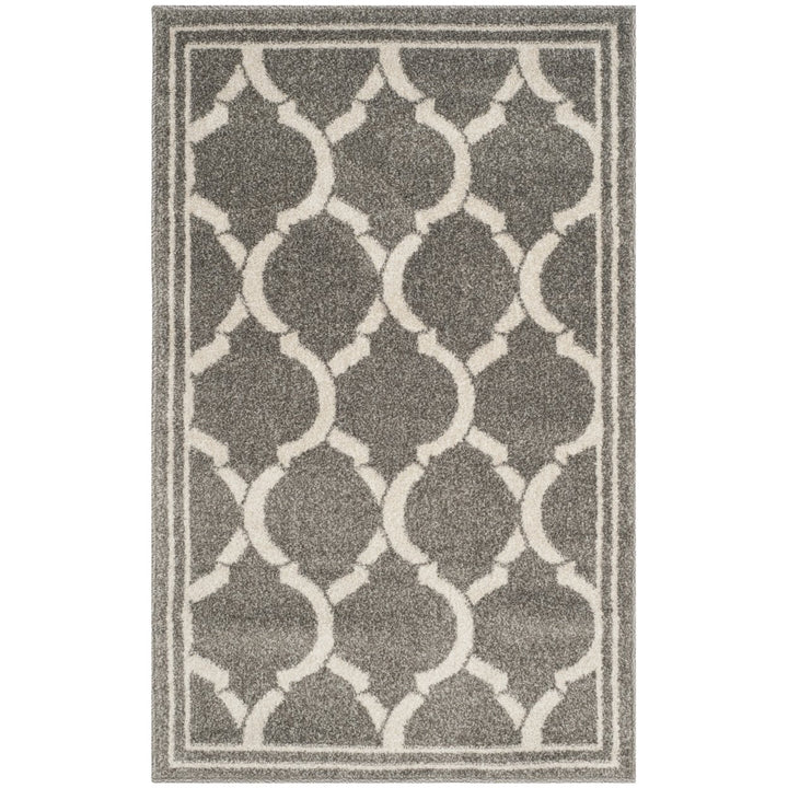 SAFAVIEH Amherst Collection AMT415R Dark Grey / Beige Rug Image 1