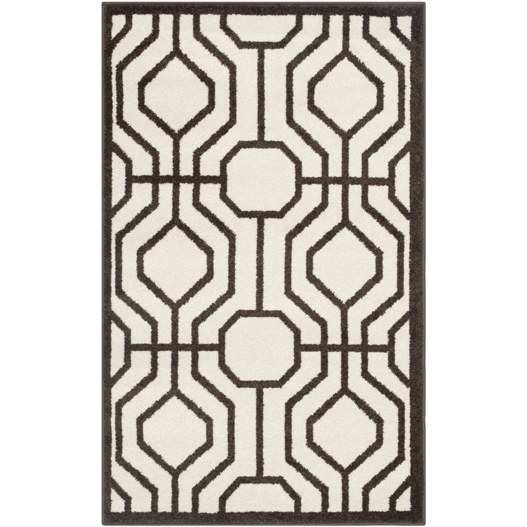 SAFAVIEH Amherst Collection AMT416J Ivory / Brown Rug Image 8