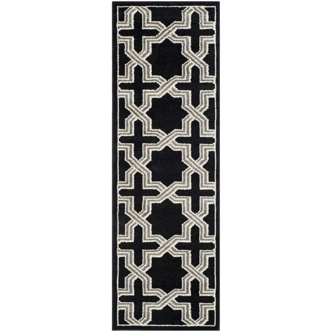 SAFAVIEH Amherst Collection AMT418L Anthracite / Grey Rug Image 5