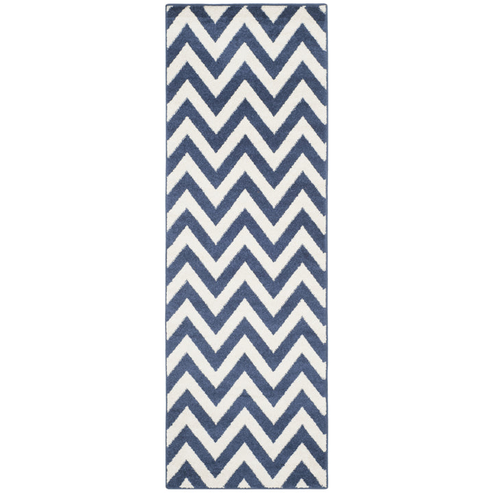 SAFAVIEH Amherst Collection AMT419P Navy / Beige Rug Image 5