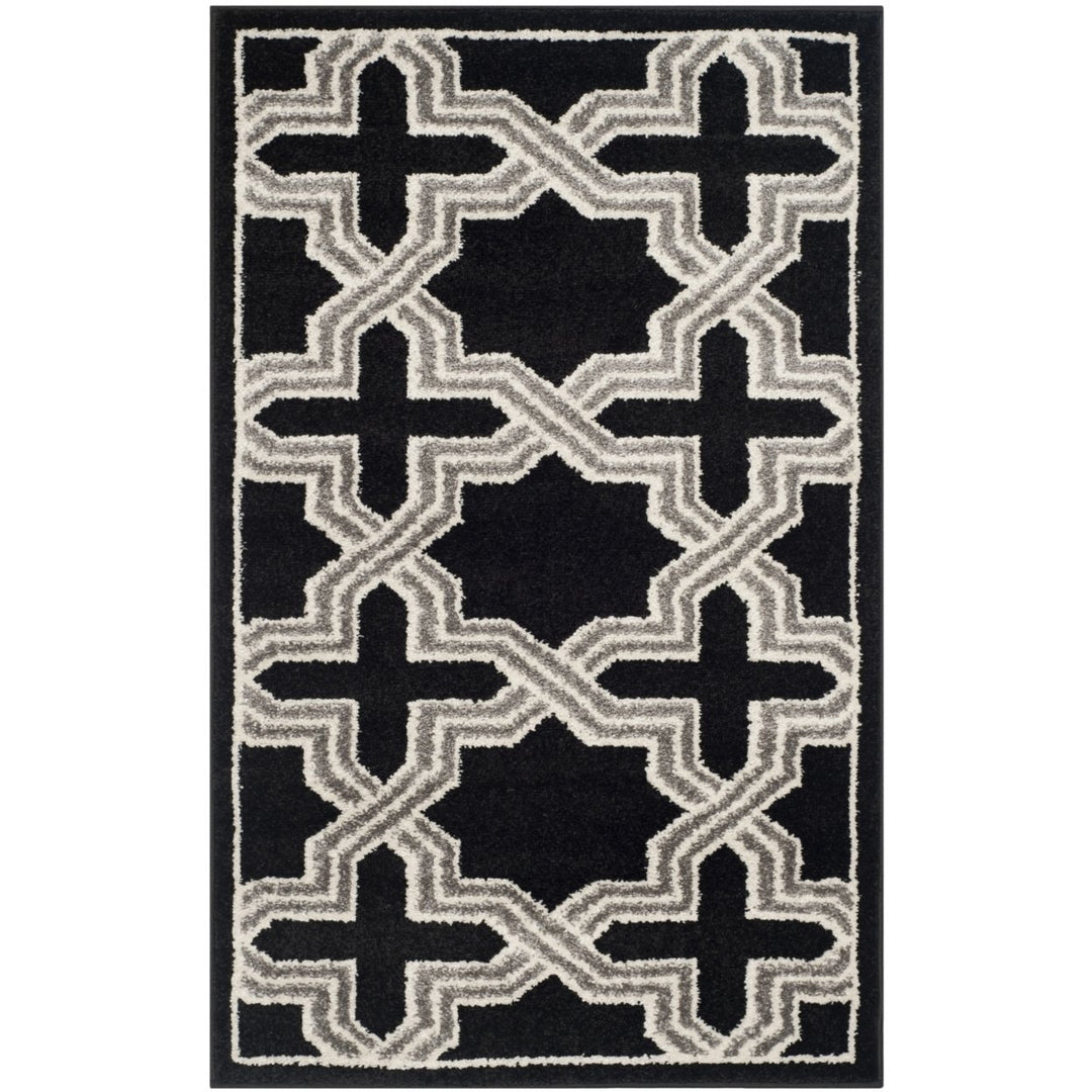 SAFAVIEH Amherst Collection AMT418L Anthracite / Grey Rug Image 8