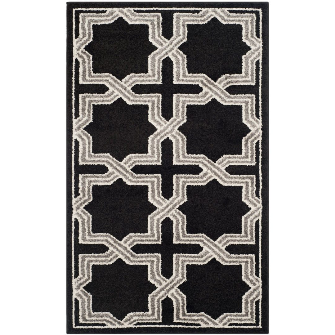 SAFAVIEH Amherst Collection AMT418L Anthracite / Grey Rug Image 9