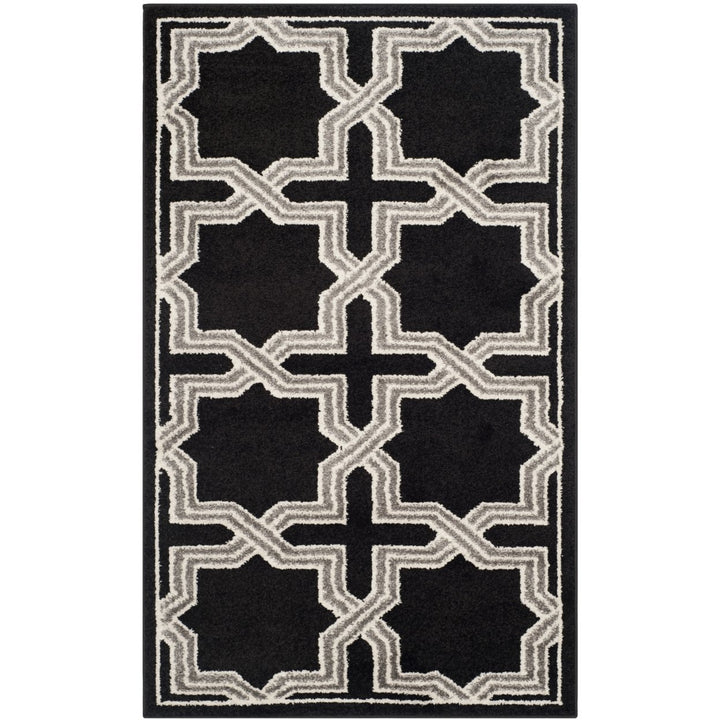 SAFAVIEH Amherst Collection AMT418L Anthracite / Grey Rug Image 1