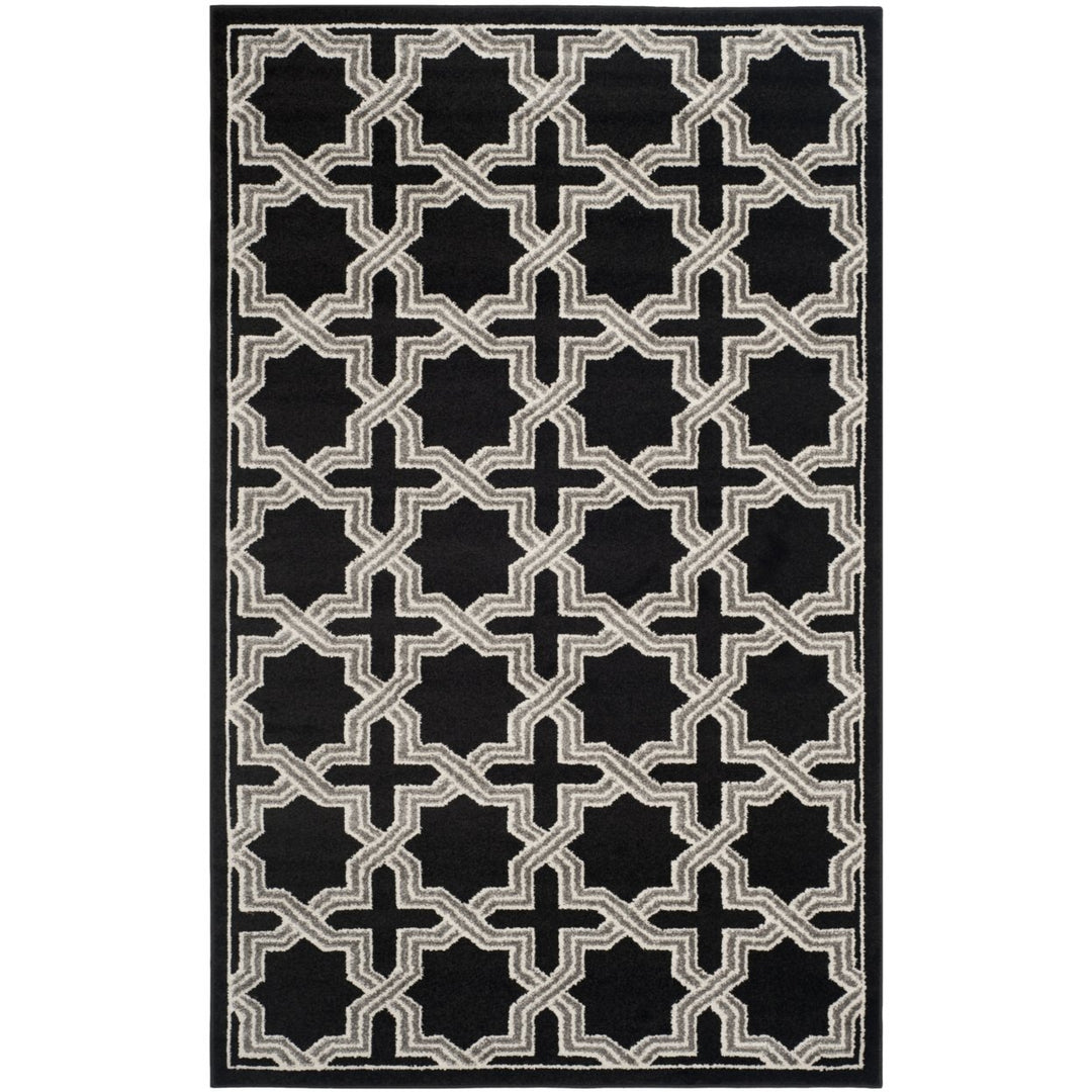 SAFAVIEH Amherst Collection AMT418L Anthracite / Grey Rug Image 10