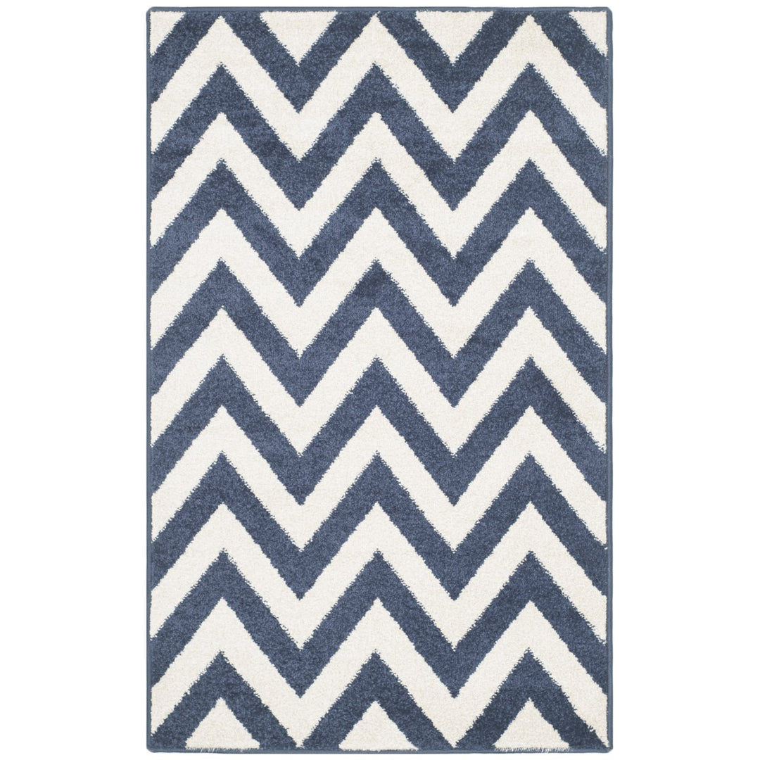 SAFAVIEH Amherst Collection AMT419P Navy / Beige Rug Image 8