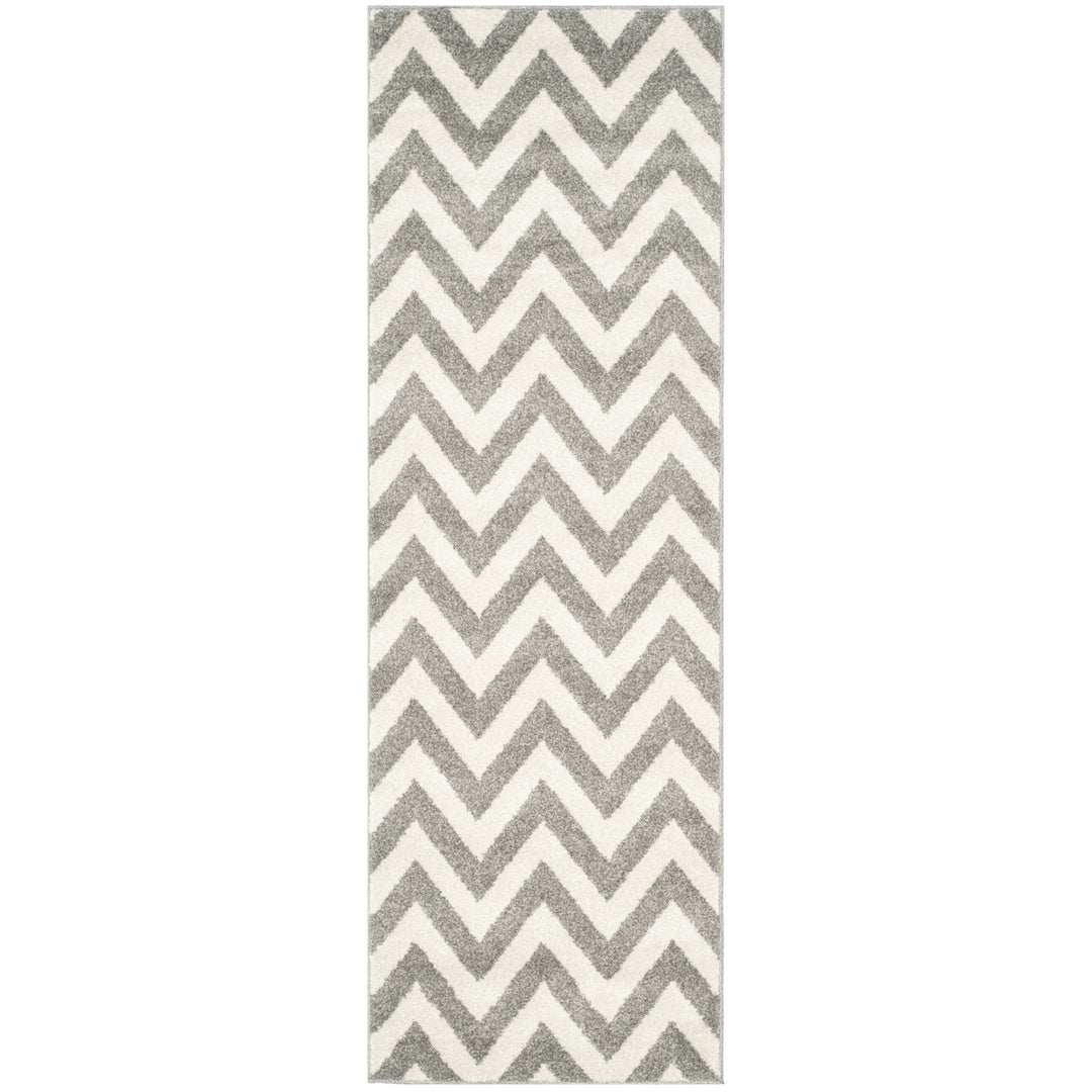 SAFAVIEH Amherst Collection AMT419R Dark Grey / Beige Rug Image 2