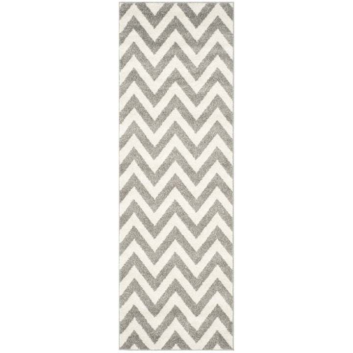 SAFAVIEH Amherst Collection AMT419R Dark Grey / Beige Rug Image 1