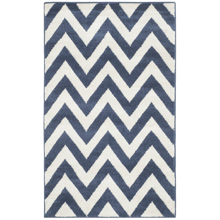 SAFAVIEH Amherst Collection AMT419P Navy / Beige Rug Image 9