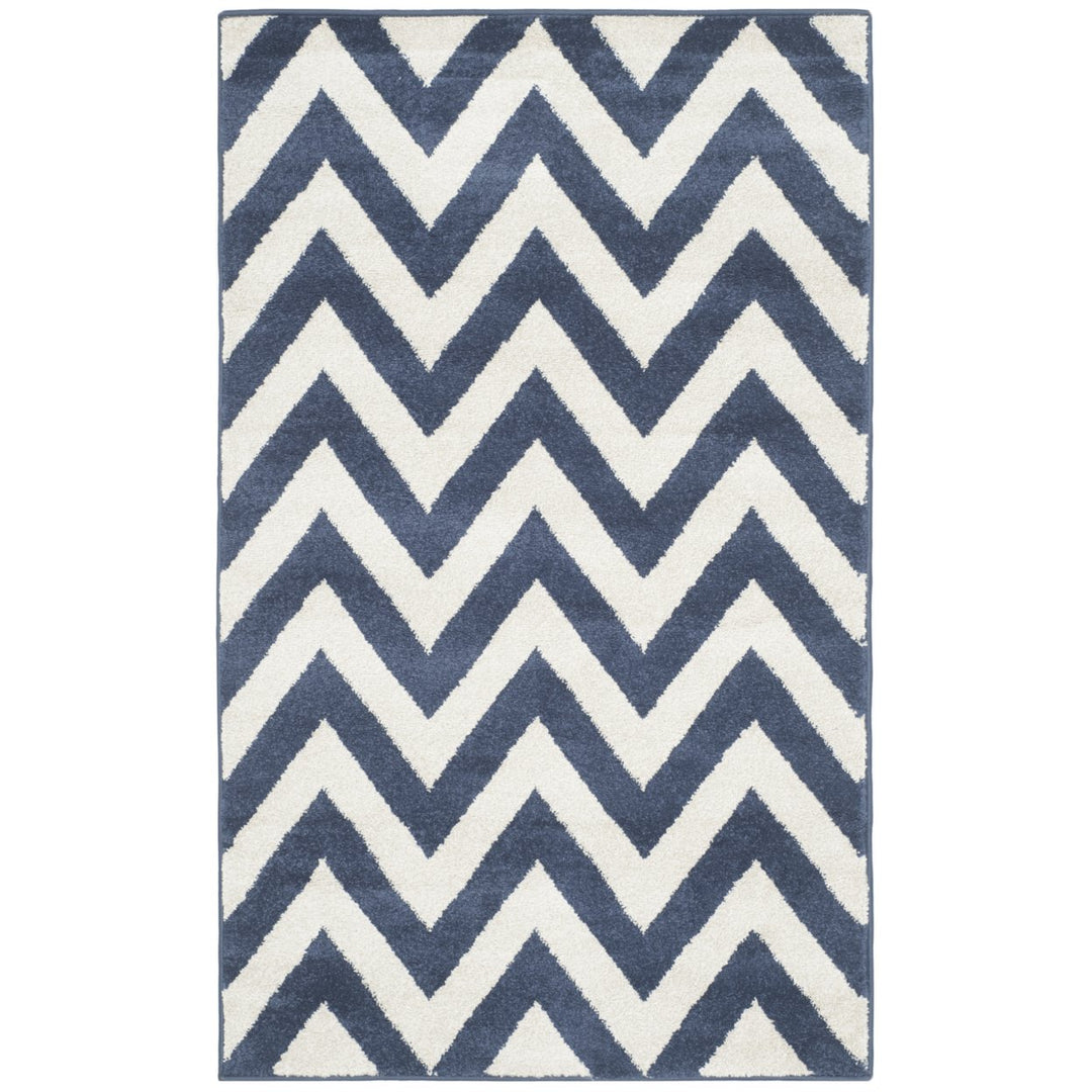 SAFAVIEH Amherst Collection AMT419P Navy / Beige Rug Image 1