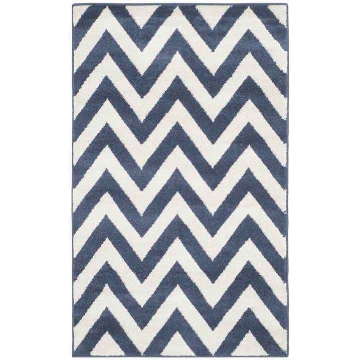 SAFAVIEH Amherst Collection AMT419P Navy / Beige Rug Image 1