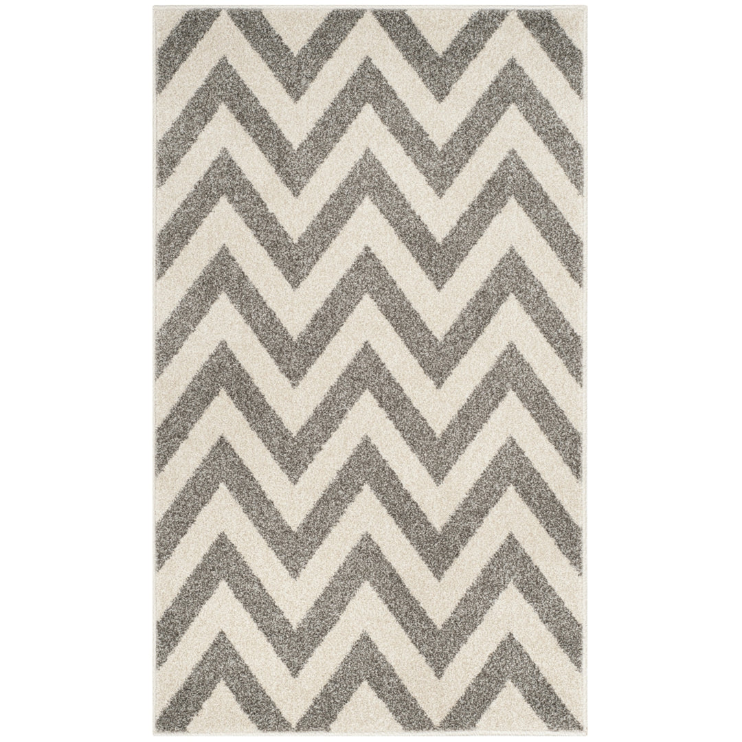 SAFAVIEH Amherst Collection AMT419R Dark Grey / Beige Rug Image 3