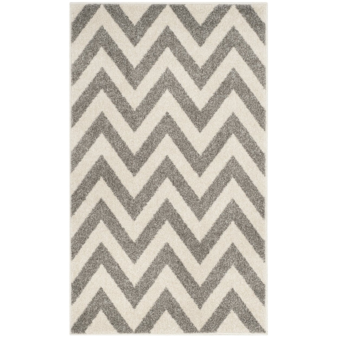 SAFAVIEH Amherst Collection AMT419R Dark Grey / Beige Rug Image 1