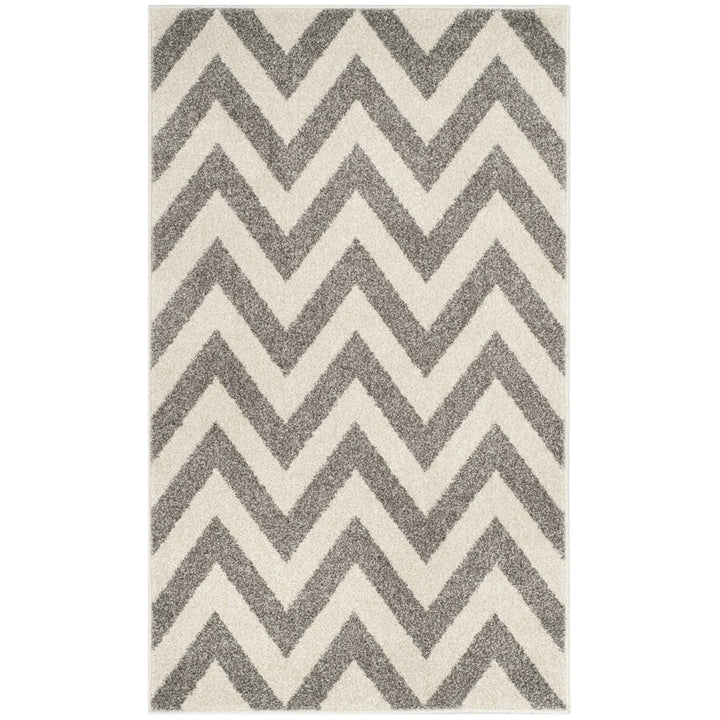 SAFAVIEH Amherst Collection AMT419R Dark Grey / Beige Rug Image 1