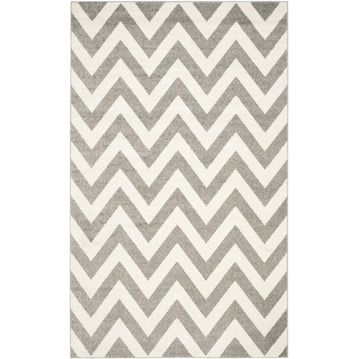 SAFAVIEH Amherst Collection AMT419R Dark Grey / Beige Rug Image 5