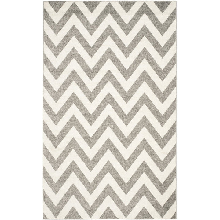 SAFAVIEH Amherst Collection AMT419R Dark Grey / Beige Rug Image 1