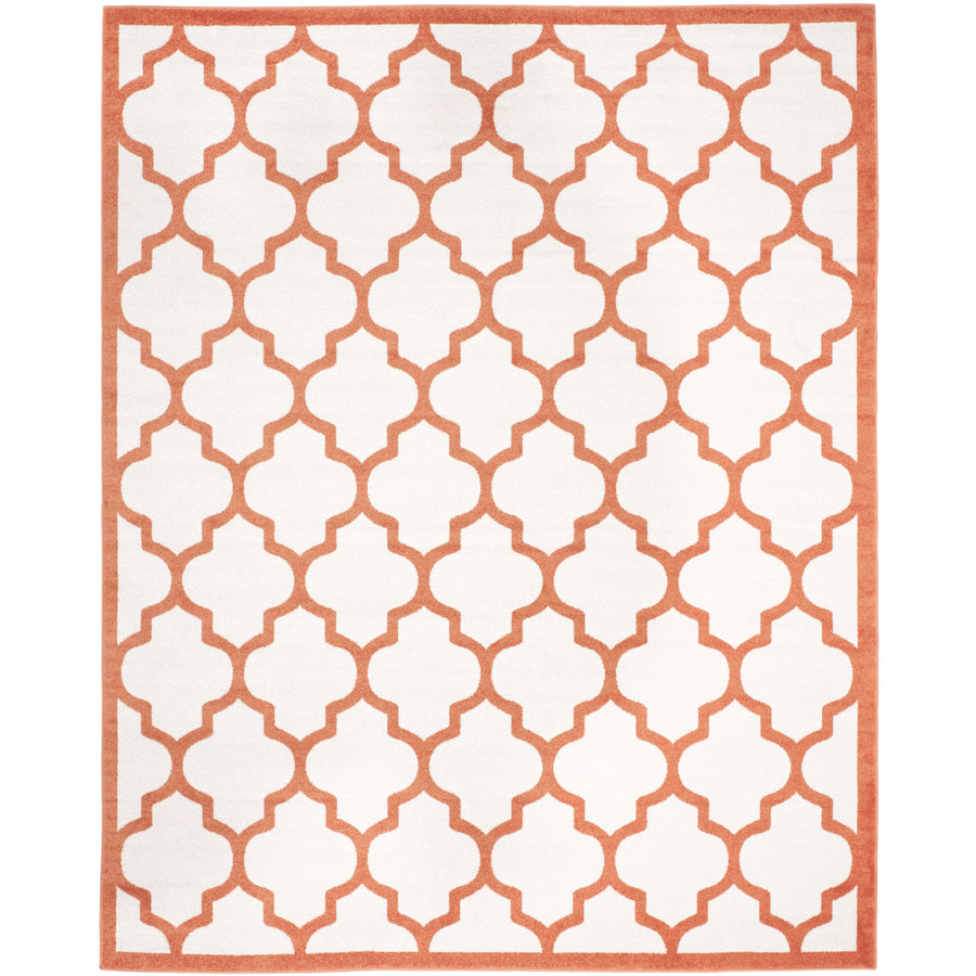 SAFAVIEH Amherst Collection AMT420F Beige / Orange Rug Image 1