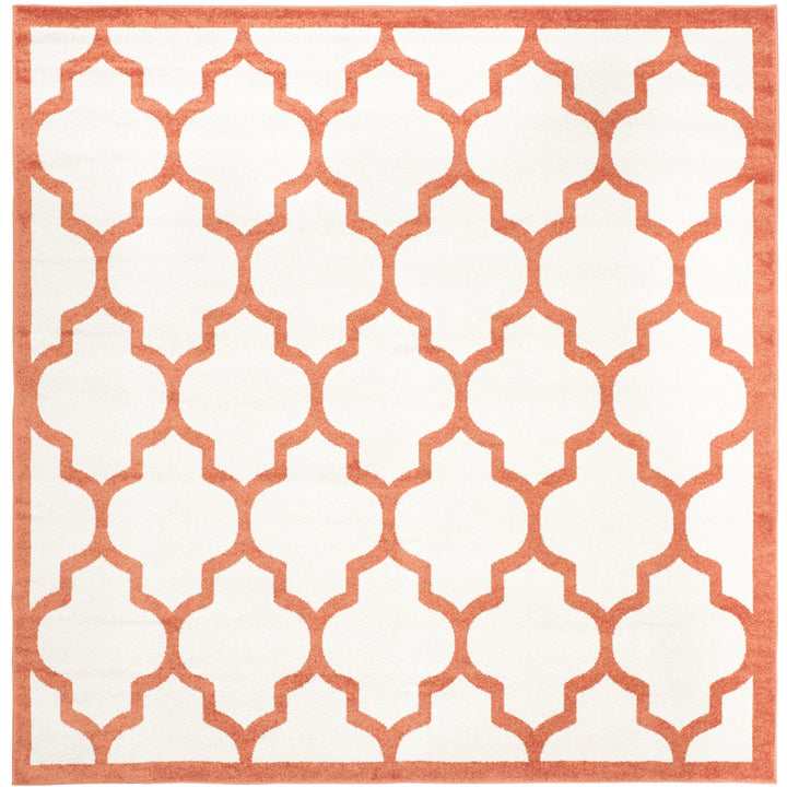 SAFAVIEH Amherst Collection AMT420F Beige / Orange Rug Image 6