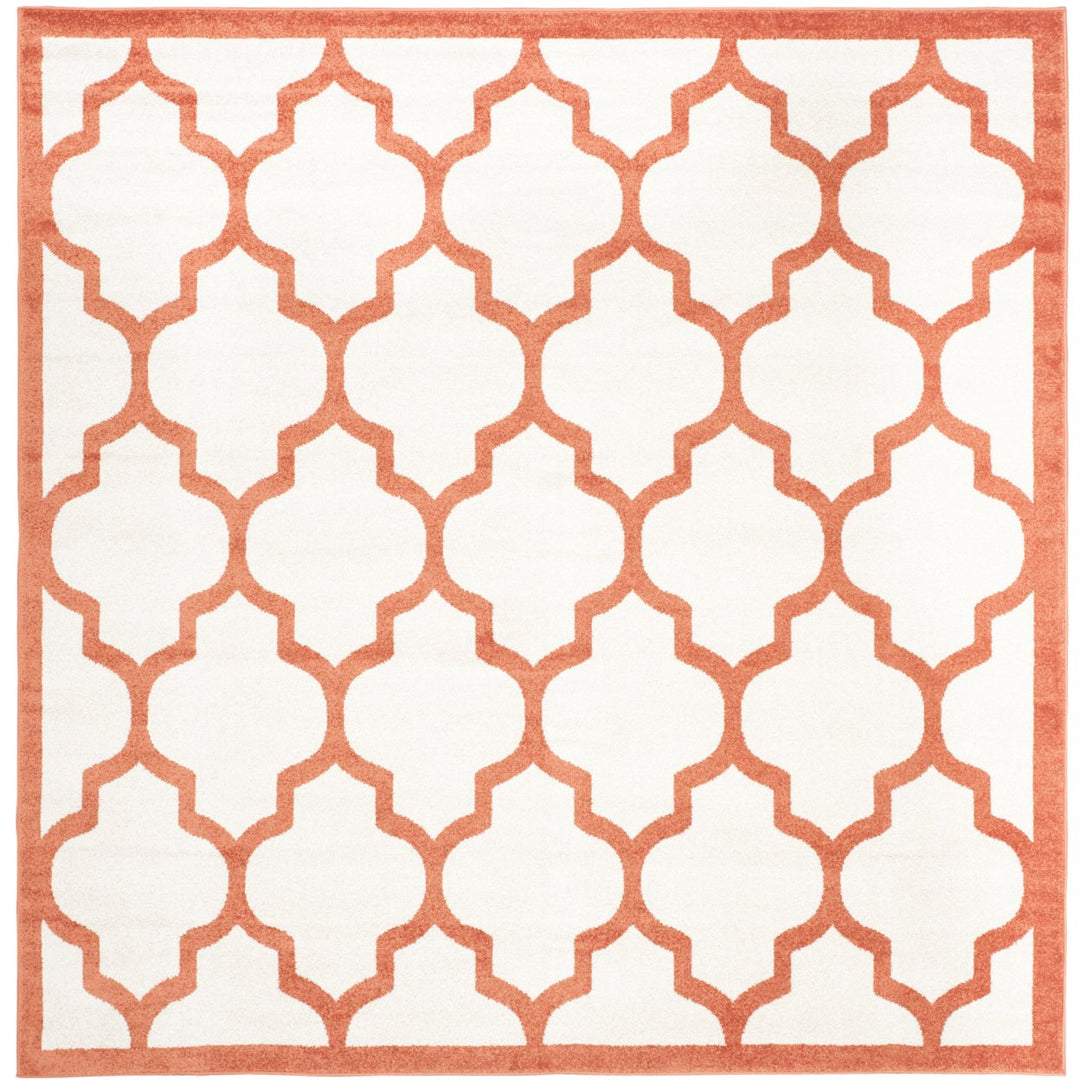 SAFAVIEH Amherst Collection AMT420F Beige / Orange Rug Image 1