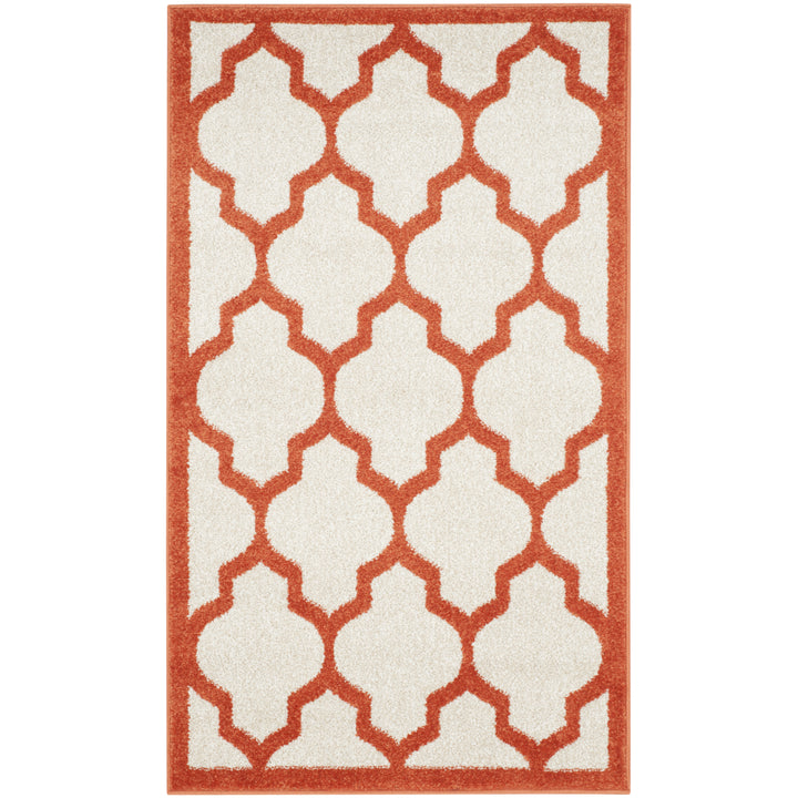 SAFAVIEH Amherst Collection AMT420F Beige / Orange Rug Image 8