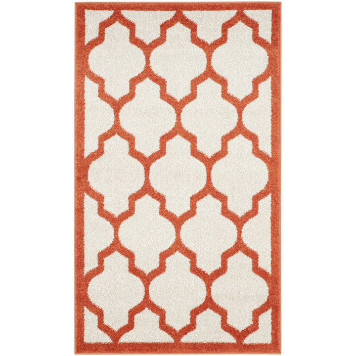 SAFAVIEH Amherst Collection AMT420F Beige / Orange Rug Image 1