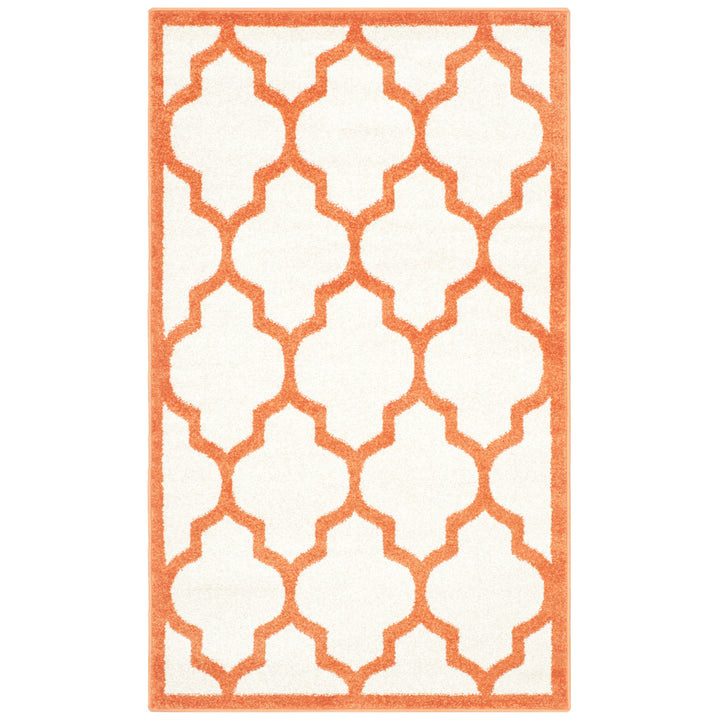 SAFAVIEH Amherst Collection AMT420F Beige / Orange Rug Image 9