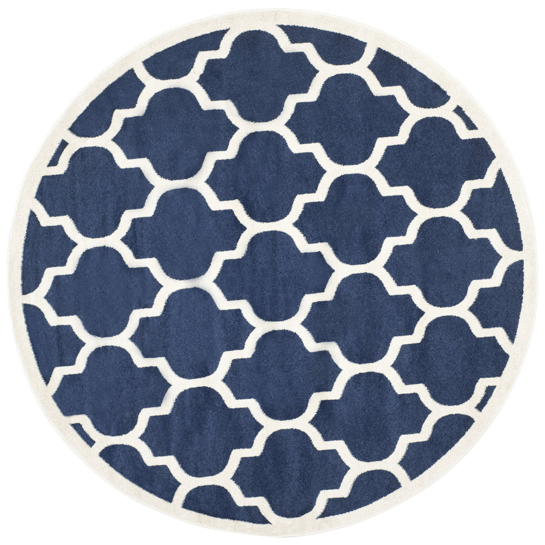 SAFAVIEH AMT420P Amherst Navy / Beige Image 6