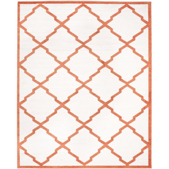 SAFAVIEH Amherst Collection AMT421F Beige / Orange Rug Image 1