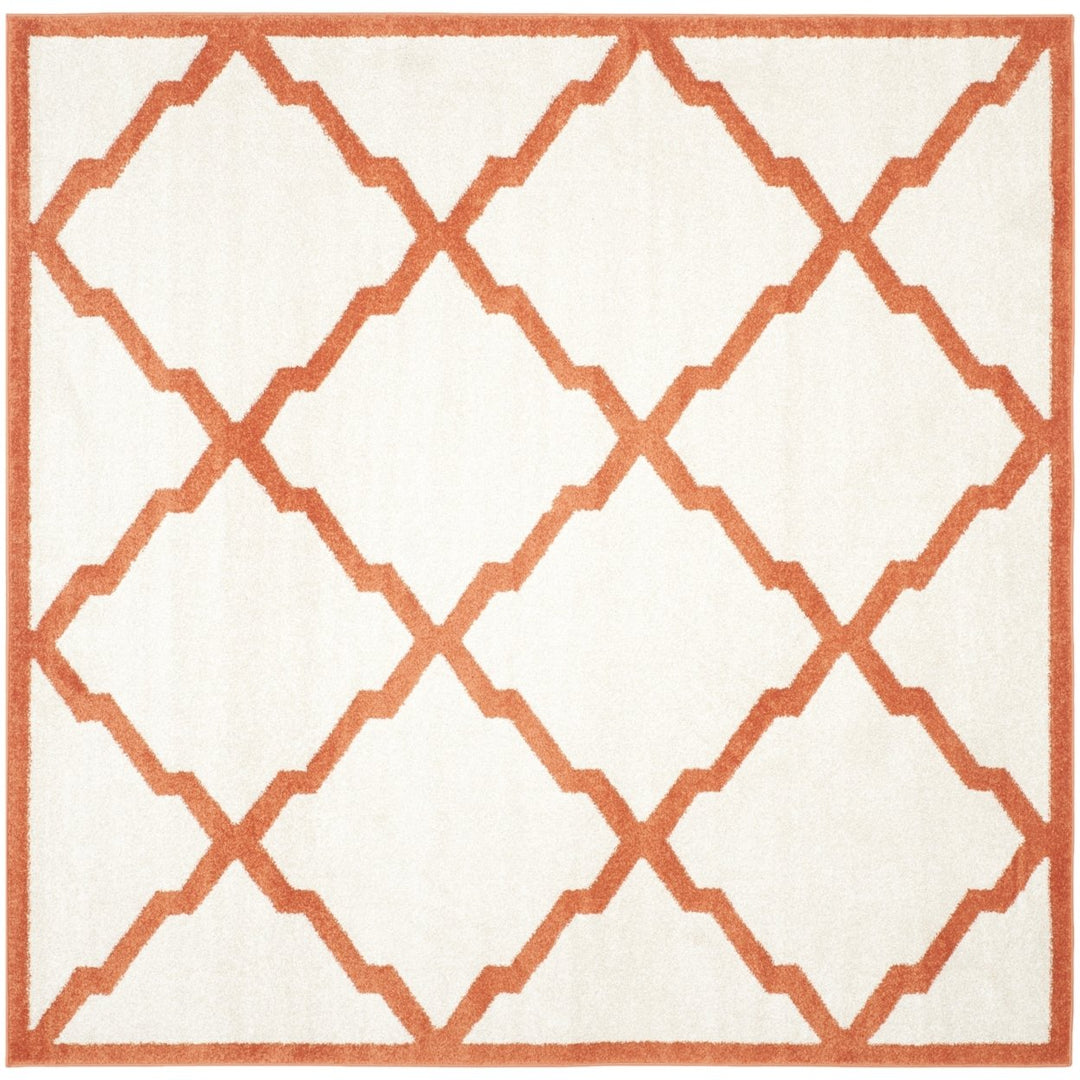 SAFAVIEH Amherst Collection AMT421F Beige / Orange Rug Image 6