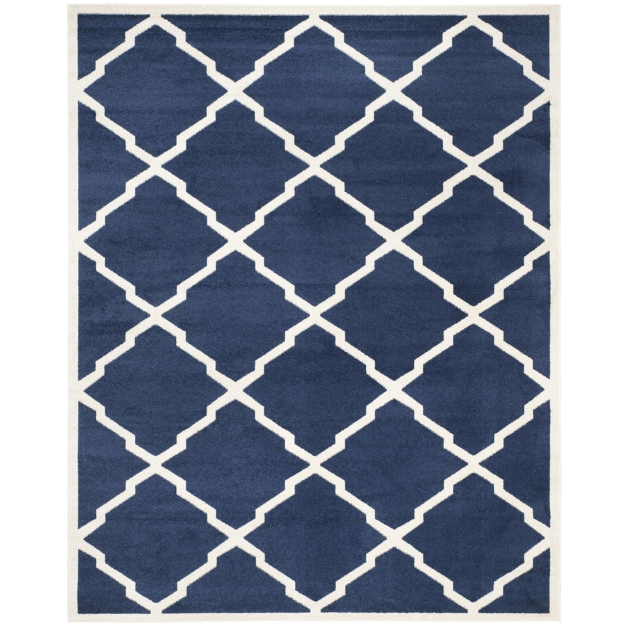 SAFAVIEH Amherst Collection AMT421P Navy / Beige Rug Image 1