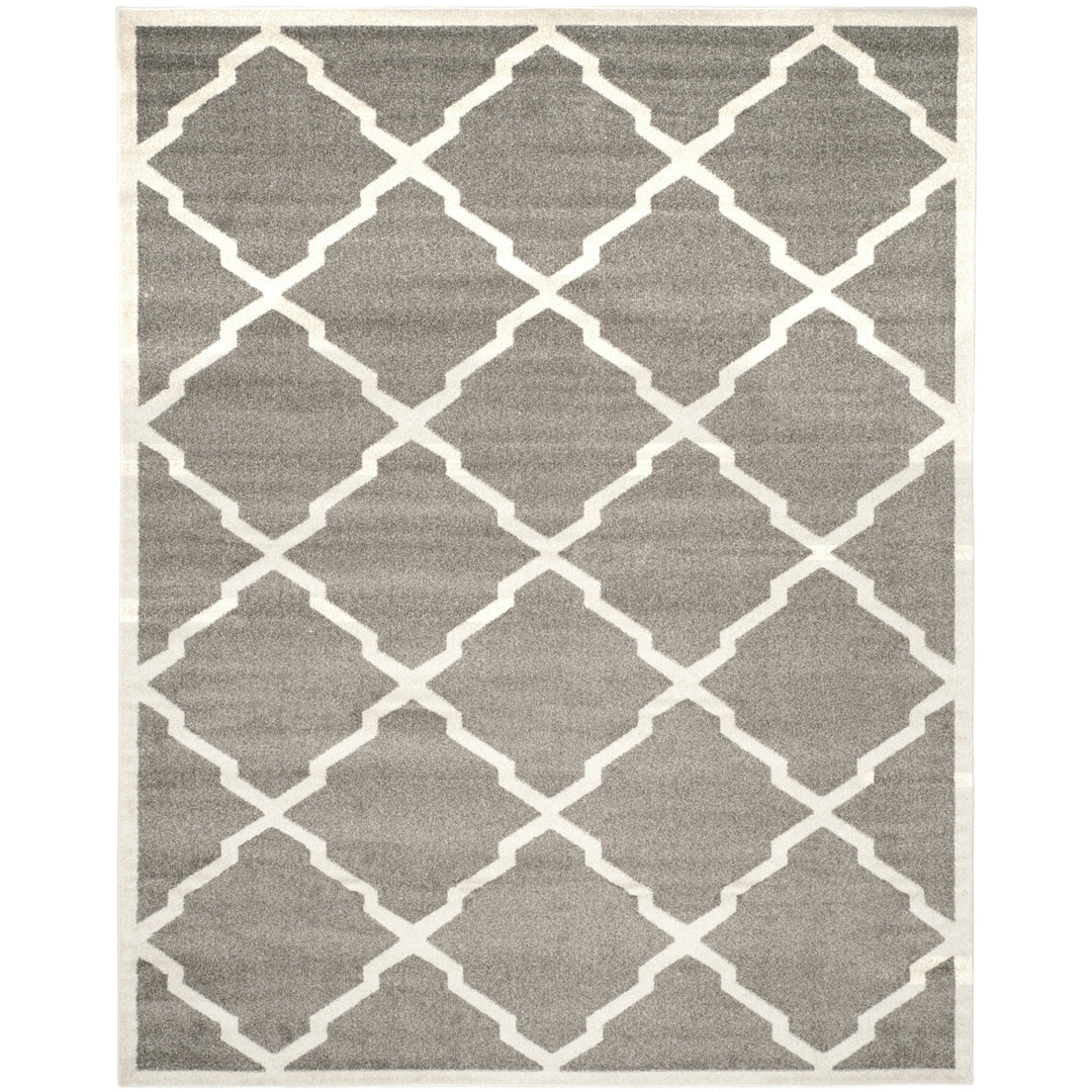 SAFAVIEH Amherst Collection AMT421R Dark Grey / Beige Rug Image 1