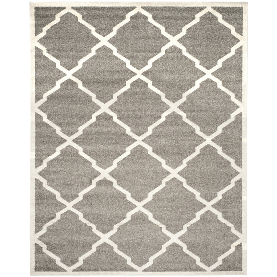 SAFAVIEH Amherst Collection AMT421R Dark Grey / Beige Rug Image 1