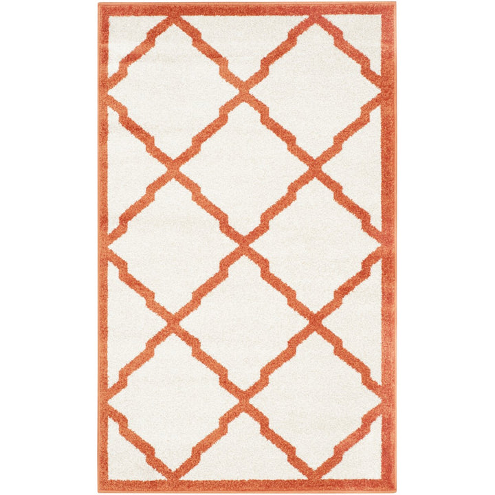 SAFAVIEH Amherst Collection AMT421F Beige / Orange Rug Image 8