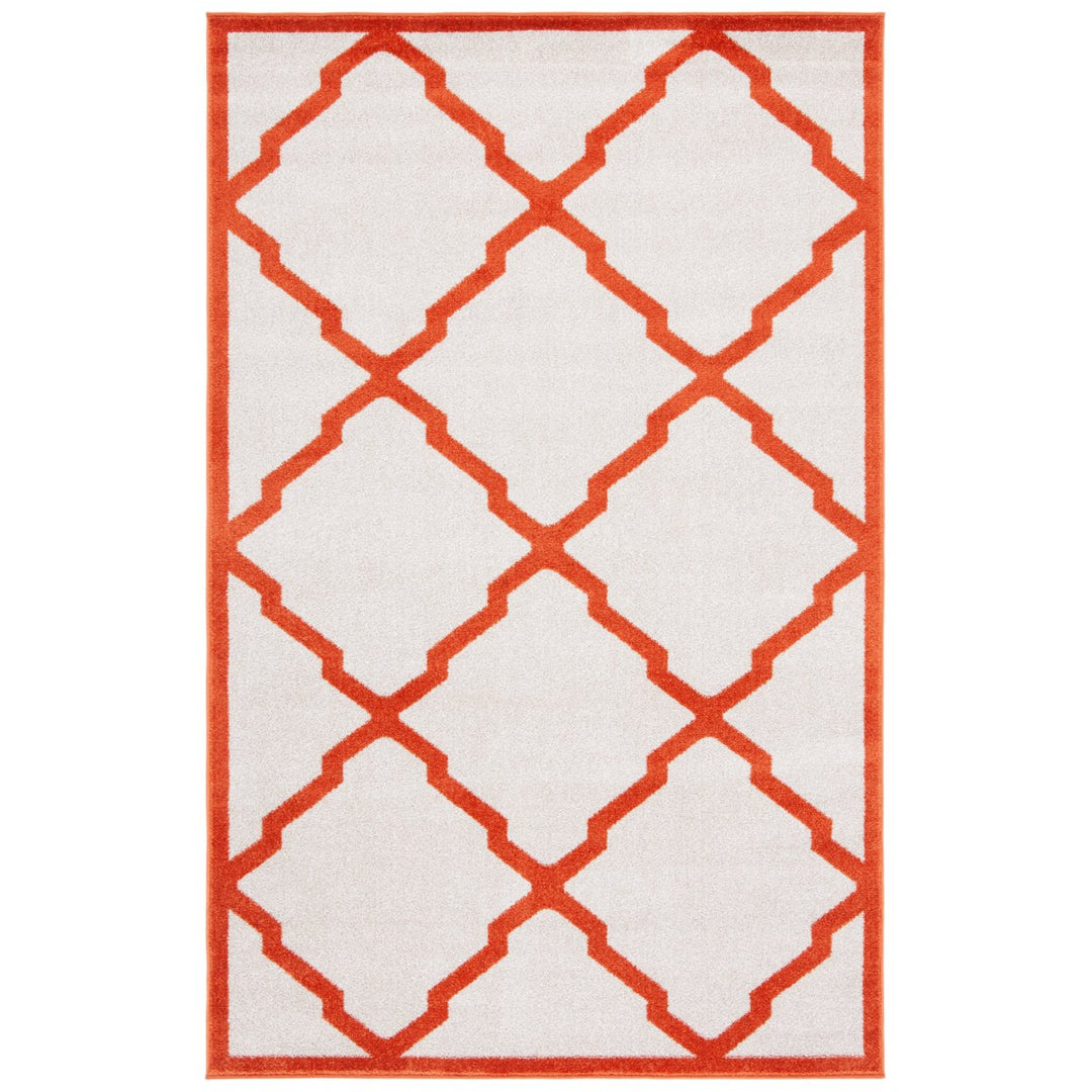 SAFAVIEH Amherst Collection AMT421F Beige / Orange Rug Image 9