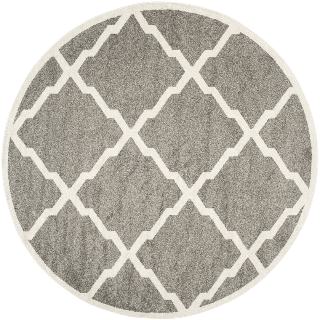 SAFAVIEH Amherst Collection AMT421R Dark Grey / Beige Rug Image 1