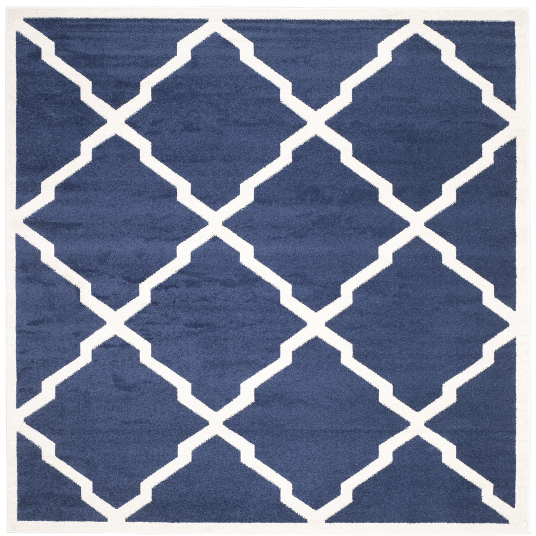 SAFAVIEH Amherst Collection AMT421P Navy / Beige Rug Image 6